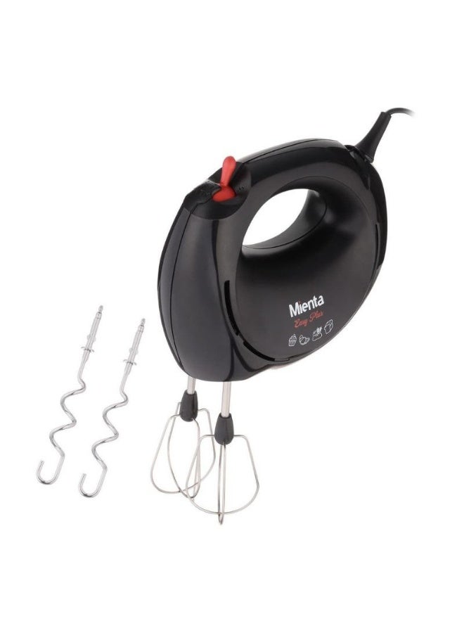 Mienta Easy Plus Hand Mixer, 200 Watt, Black - BT-BM1B - Image 5