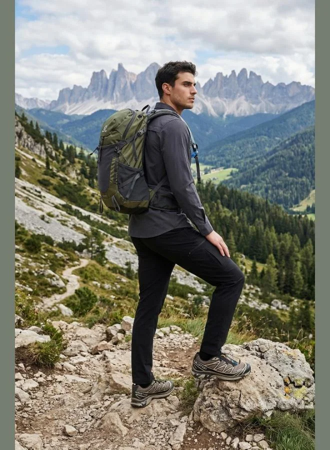 Buratti Buratti Regular Fit Cargo Pocket Elastic Waist Trekking and Courier Trousers Men's PANTS 693710