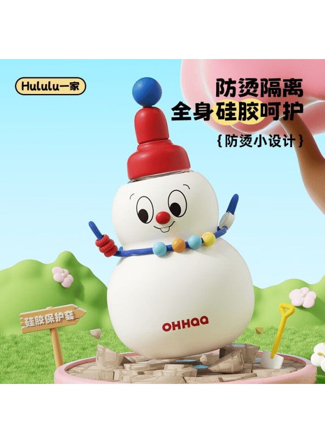 Ohhaa Kids Water Bottle Straw Tumbler High-value Tritan Cute Gourd Student Plastic Summer Cup - Image 1