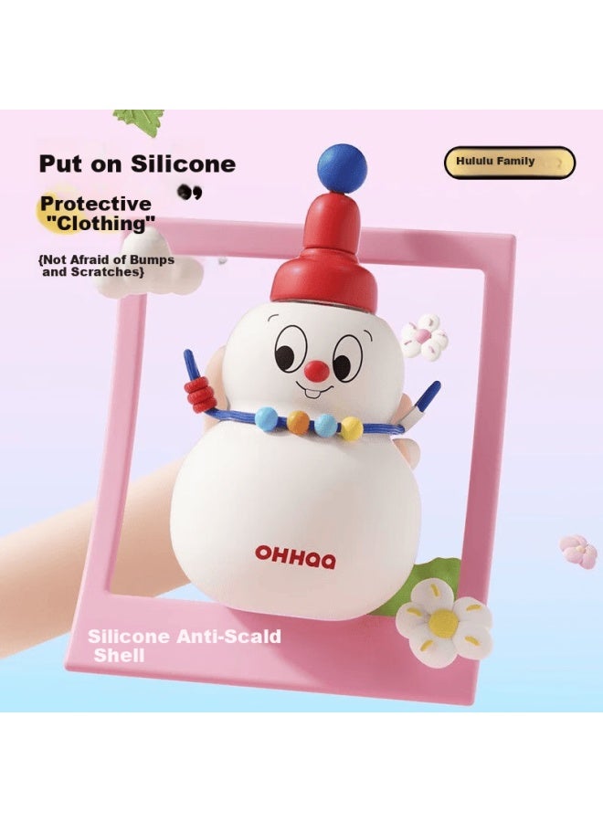 Ohhaa Kids Water Bottle Straw Tumbler High-value Tritan Cute Gourd Student Plastic Summer Cup - Image 3