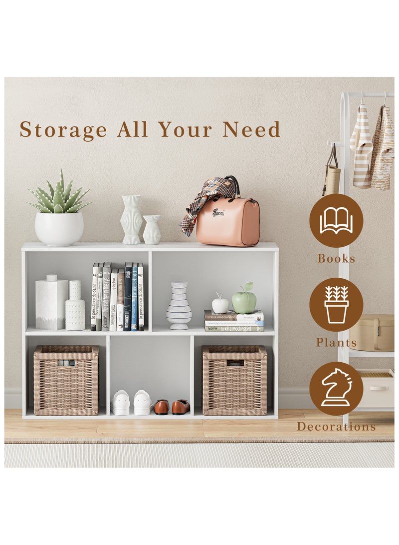 Chogori Wooden Cube Storage Organizer with Closed Back Panel, 11in Cube Shelf Opening, Bookshelf, Display Shelf,Closet Cabinet for Home and Office - Image 3