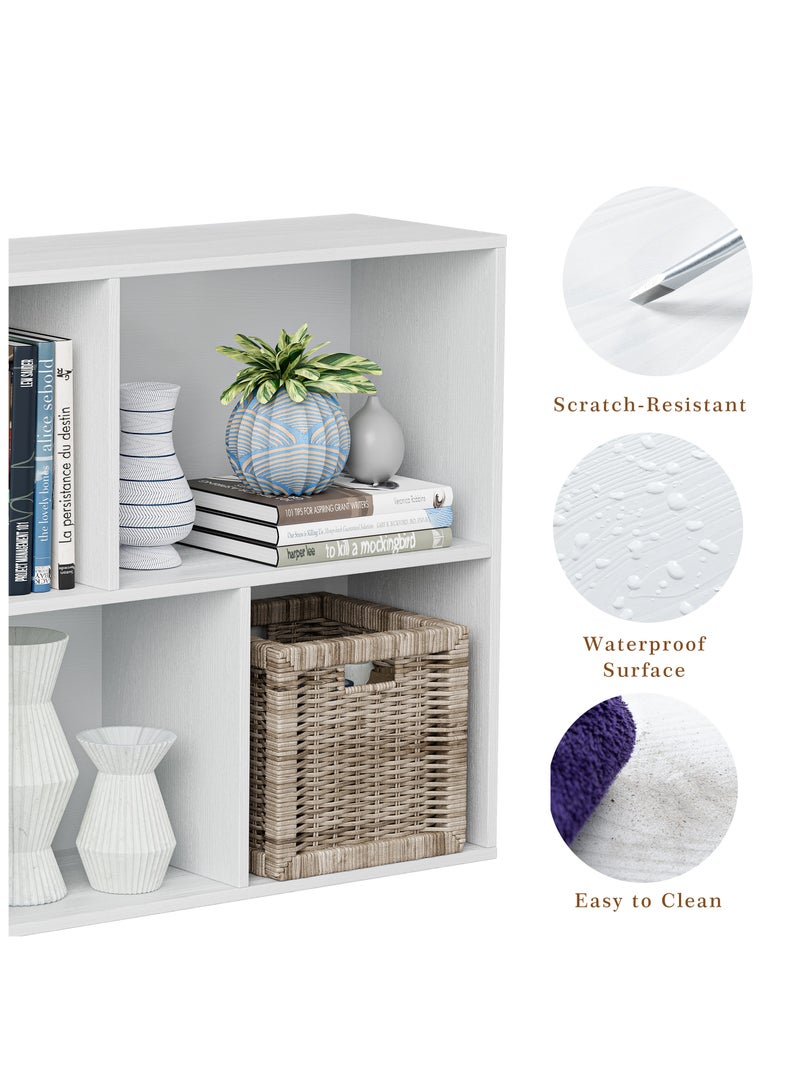 Chogori Wooden Cube Storage Organizer with Closed Back Panel, 11in Cube Shelf Opening, Bookshelf, Display Shelf,Closet Cabinet for Home and Office - Image 4