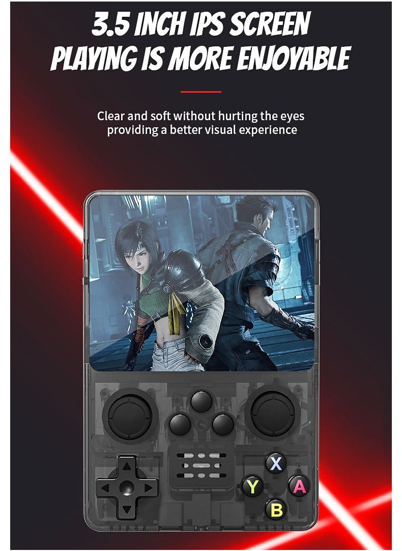 Generic - R35S Retro Handheld Video Game Console Linux System 3.5 Inch IPS Screen Portable Pocket Video Player 128GB Games Boy Gift - Image 1