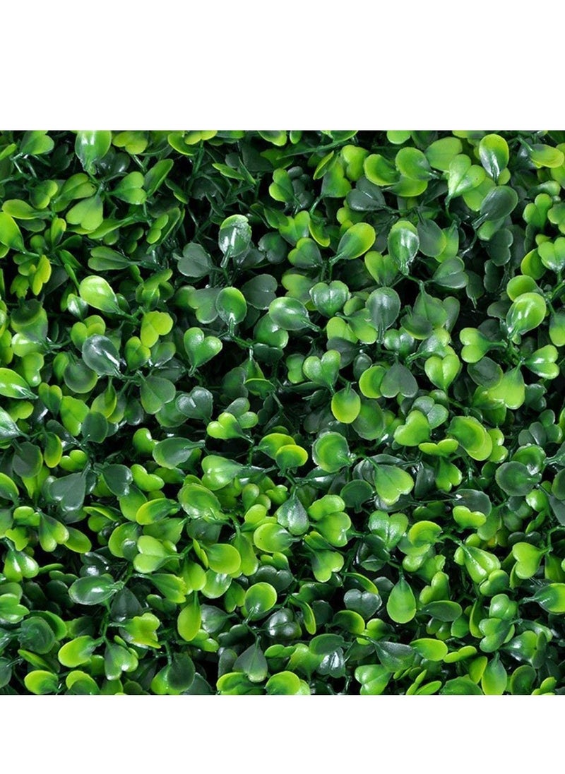 LINGWEI Artificial Wall Grass Panel Hedge Boxwood Panels Privacy Screen UV Protected Outdoor Indoor Use Garden Decorative Fence Backyard Home Decor 5pcs  - Image 5