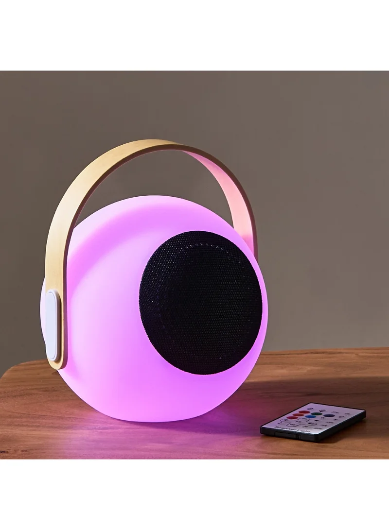Home Box Solin RGB LED Multi Utility Speaker with Waterproof Remote Battery 8h 19 x 22 x 18 cm