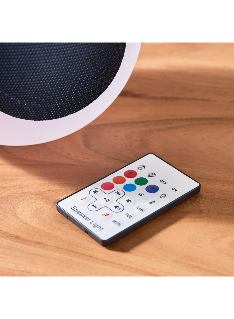 Home Box Solin RGB LED Multi Utility Speaker with Waterproof Remote Battery 8h 19 x 22 x 18 cm
