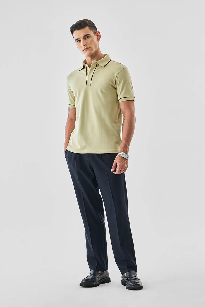 SNITCH Regular Fit Stretch Polo T-Shirt