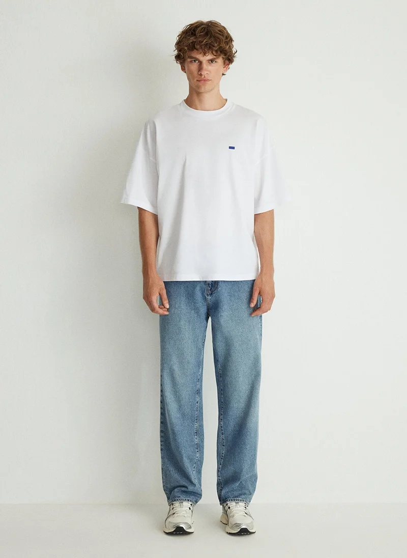 MAVI Crew Neck White Basic T-Shirt