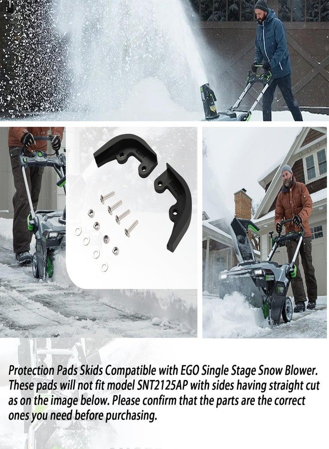 XTPTFABS Protection Pads Skids Compatible with EGO Single Stage Snow Blower - Image 2
