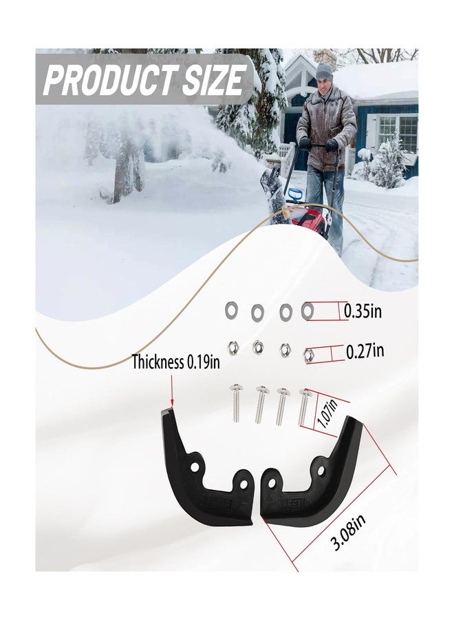 XTPTFABS Protection Pads Skids Compatible with EGO Single Stage Snow Blower - Image 3
