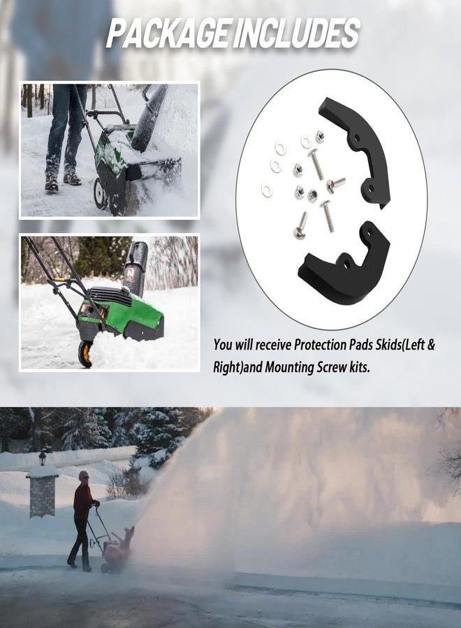 XTPTFABS Protection Pads Skids Compatible with EGO Single Stage Snow Blower - Image 5