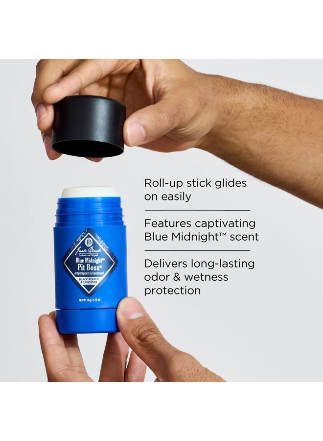 Jack Black Pit Boss Men's Deodorant, Men's Stick Deodorant, Antiperspirant for Men, Maximum Odor & Sweat Control, Long-Lasting Protection - Image 2