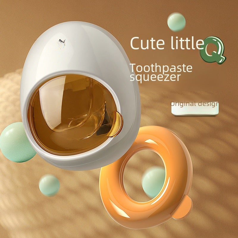 Original small Q toothpaste squeezer automatic toothpaste squeezing artifact wall-mounted household toothpaste squeezer wholesale(cochineal powder) - Image 3