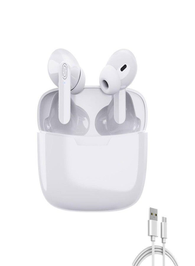 Zunate Y113 Wireless Earbuds, Bluetooth Language Translation Earbuds, Supports 114 Languages for Business Travelling(White) - Image 1