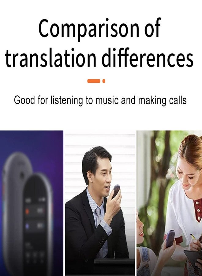 Zunate Y113 Wireless Earbuds, Bluetooth Language Translation Earbuds, Supports 114 Languages for Business Travelling(White) - Image 3
