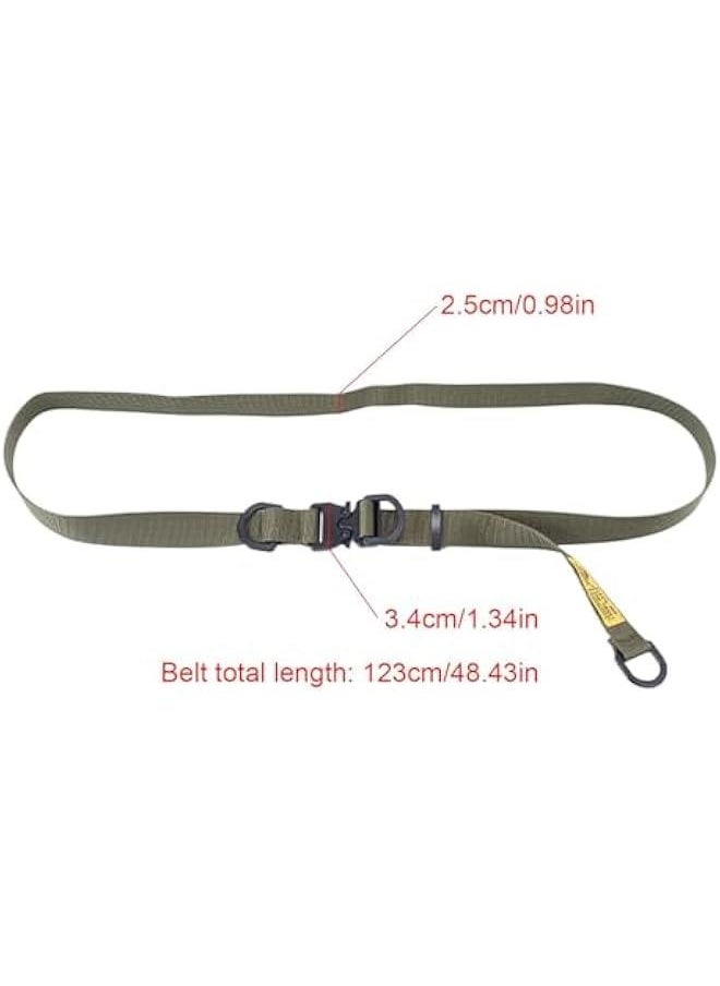 Generic Heavy Duty Work Belt, Automatic Ratchet Belts, Outdoor Web Belt | Adjustable Outdoor Web Belt for Hiking, Climbing, and  - Image 2