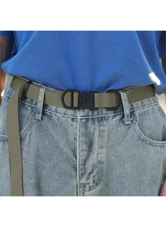 Generic Heavy Duty Work Belt, Automatic Ratchet Belts, Outdoor Web Belt | Adjustable Outdoor Web Belt for Hiking, Climbing, and  - Image 3