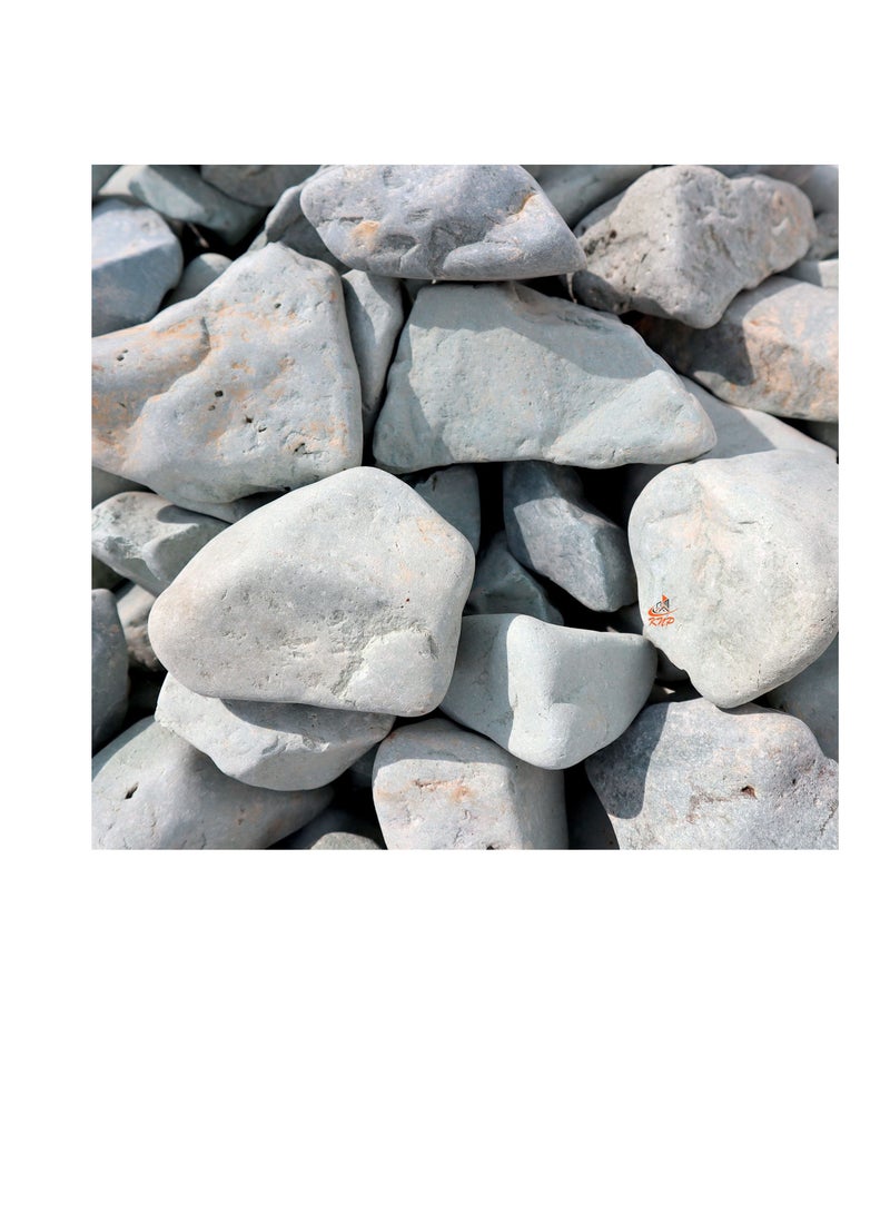 KNP Green River stone Natural Garden Material 5-8 cm 5 kg - Image 1