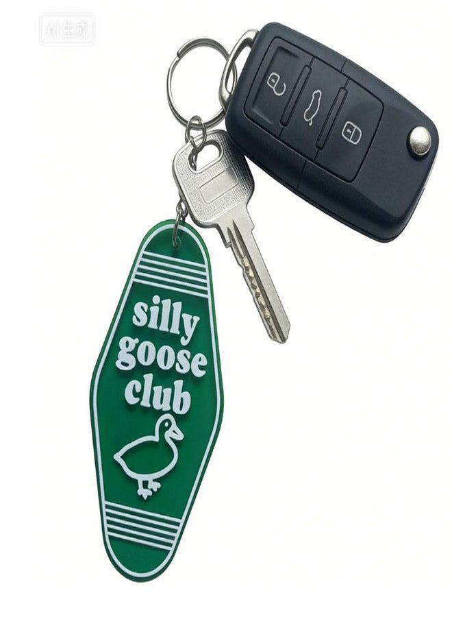 Lemua Silly Keychain Goose Keychain Funny Key Chain Gag Key Ring for Men Women - Image 2