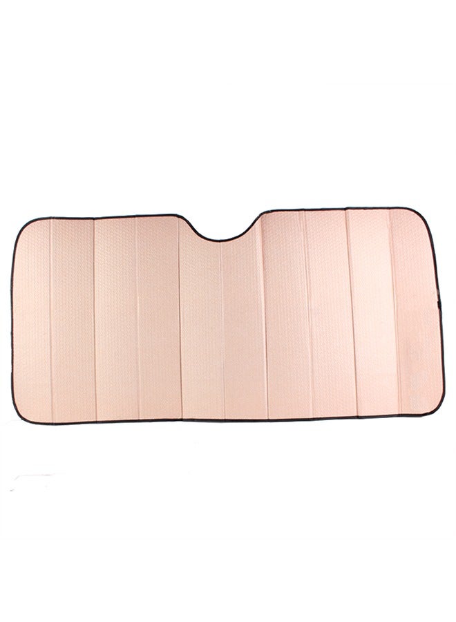 MOB Foldable Reflective Car Windshield Sunshade Auto Front Sunshade Pink - Image 5