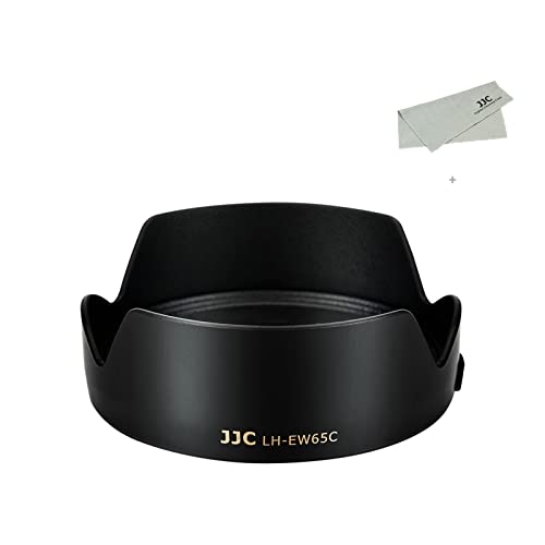 JJC Lens Hood for Canon RF 16mm F28 STM Lens on EOS R5 II R6 II R8 R1 R3 RP R Camera Reversible Lens Shade Replace Canon EW65C Lens Hood Compatible with 43mm Filters and 43mm Lens Cap - Image 1