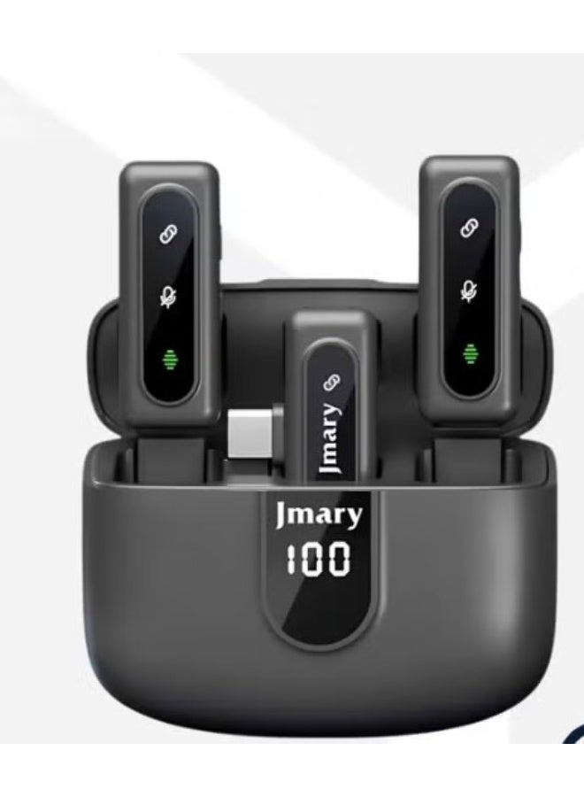 Jmary MW-17 Wireless Lavalier Microphone with Type-C Connector for Android Devices, 2.4GHz Clip-On Mic for Mobile Phones, Vlogging, Interviews, YouTube, Zoom, Live Streaming, Noise Reduction, Real-Time Audio Transmission – Plug & Play USB-C Mic - Image 3