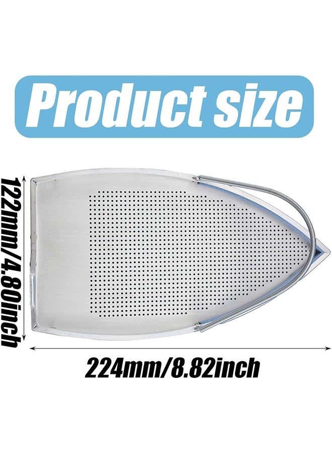 Iron Protector Cover, Non-Stick Aluminum Steam Iron Shoe Cover, Vented Design Clothes Ironing Accessories, Prevents Burns & Protects Fabrics, Easy Installation - Image 2