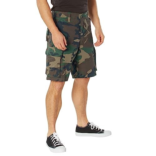 Rothco The Vintage Paratrooper Cargo Shorts,Medium, Woodland Camo - Image 5
