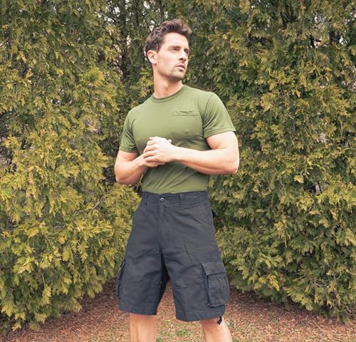Rothco The Vintage Paratrooper Cargo Shorts,Medium, Woodland Camo - Image 2