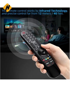 HuHa Universal for LG Magic Remote Control, Replacement for LG LED OLED LCD 4K UHD Smart TV, with Buttons for Netflix, Prime Video, Disney Plus, LG-Channels Button  - Image 5