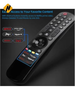 HuHa Universal for LG Magic Remote Control, Replacement for LG LED OLED LCD 4K UHD Smart TV, with Buttons for Netflix, Prime Video, Disney Plus, LG-Channels Button  - Image 3