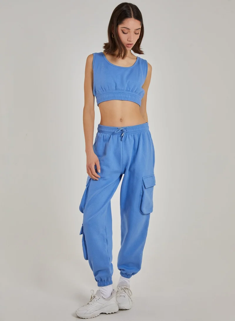 Pink Vanilla Cropped Lounge Bralette
