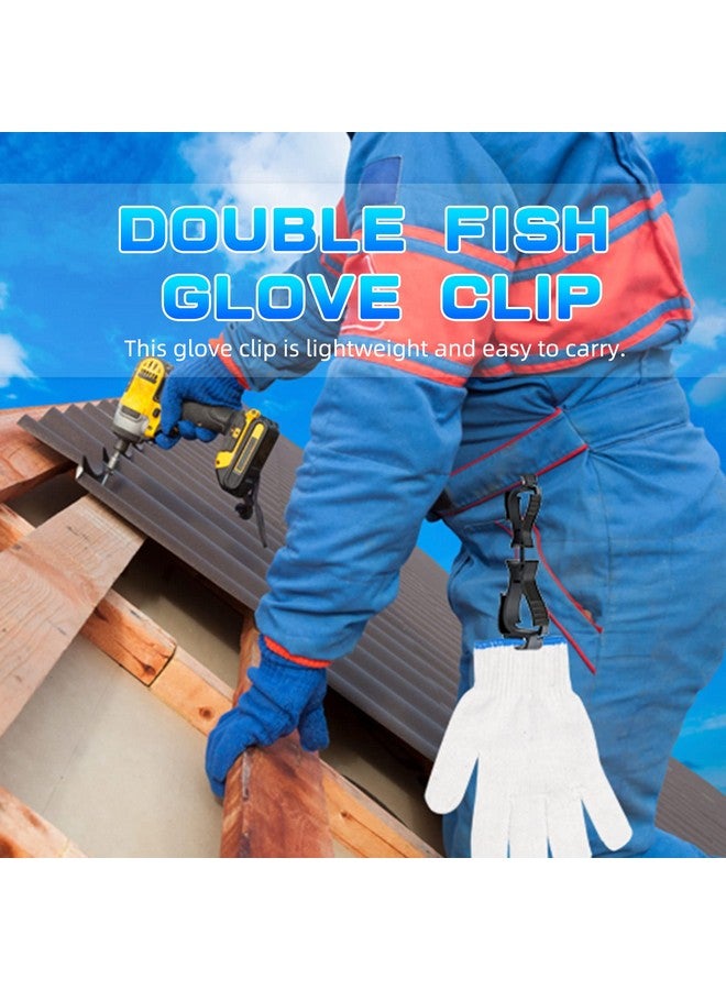 NANHONG NANHONG Glove Clips, Glove Holder, Glove Clips For Work, Glove Holder Clip, Work Gloves, For Duty Belt, For Construction  - Image 2