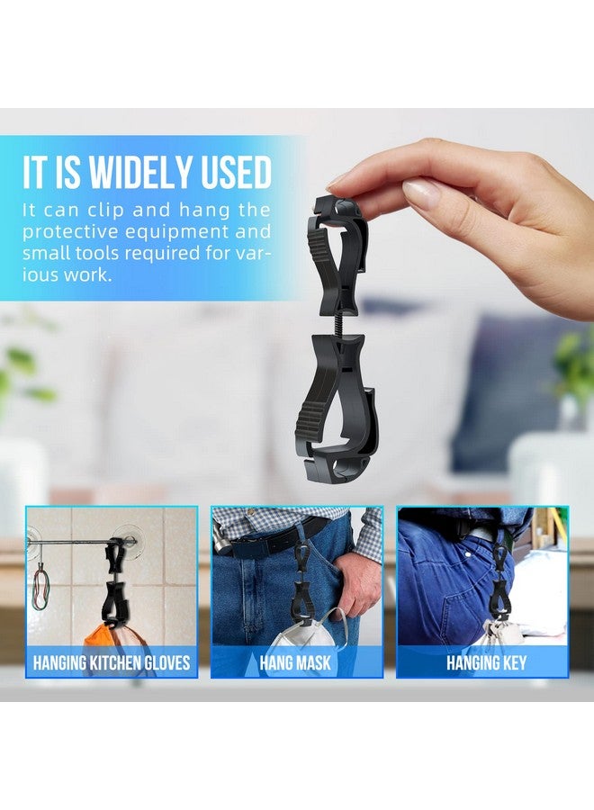 NANHONG NANHONG Glove Clips, Glove Holder, Glove Clips For Work, Glove Holder Clip, Work Gloves, For Duty Belt, For Construction  - Image 3
