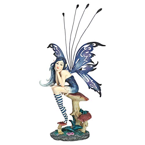 Design Toscano QS232725 Sapphire, The Pepperwand Fairy Statue,full color - Image 1