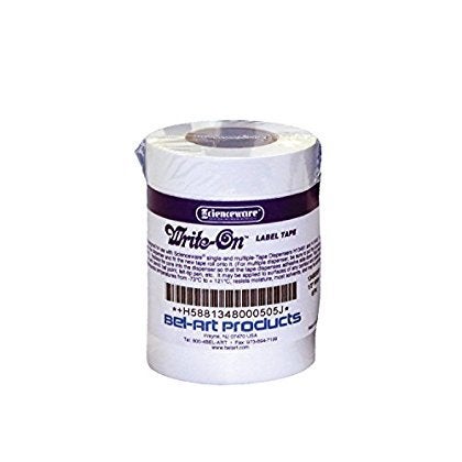 SP Scienceware SP Bel-Art Write-On White Label Tape; 15yd Length, ³/₄ in. Width, 1 in. Core (Pack of 4) (F13480-0075) - Image 4