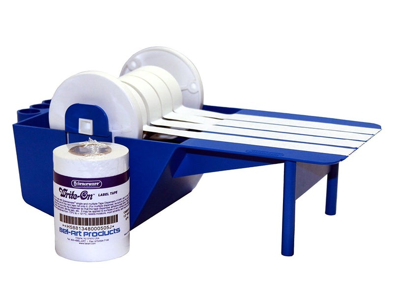 SP Scienceware SP Bel-Art Write-On White Label Tape; 15yd Length, ³/₄ in. Width, 1 in. Core (Pack of 4) (F13480-0075) - Image 2
