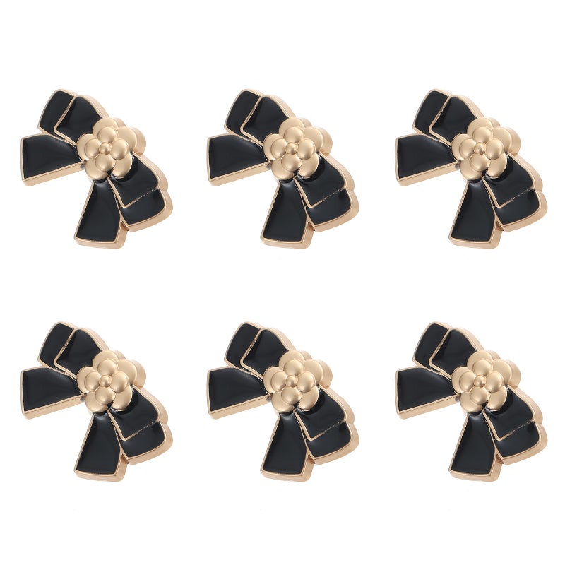 12 pcs Bowknot Clothing Button DIY Sewing Buttons Cuffs Button Shirts Button - Image 4