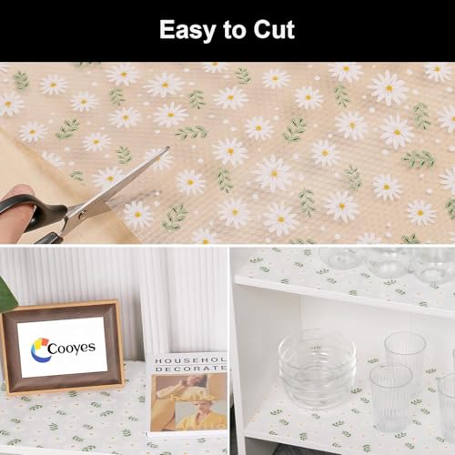 SKYTONE Kitchen Shelf Liner Anti Slip Mat EVA Food Grade Multipurpose Washable Sheet for Fridge, Shelf Liner, Table, Kitchen Drawer Mat (Mini Flower, 45 X 300 CM) - Image 5