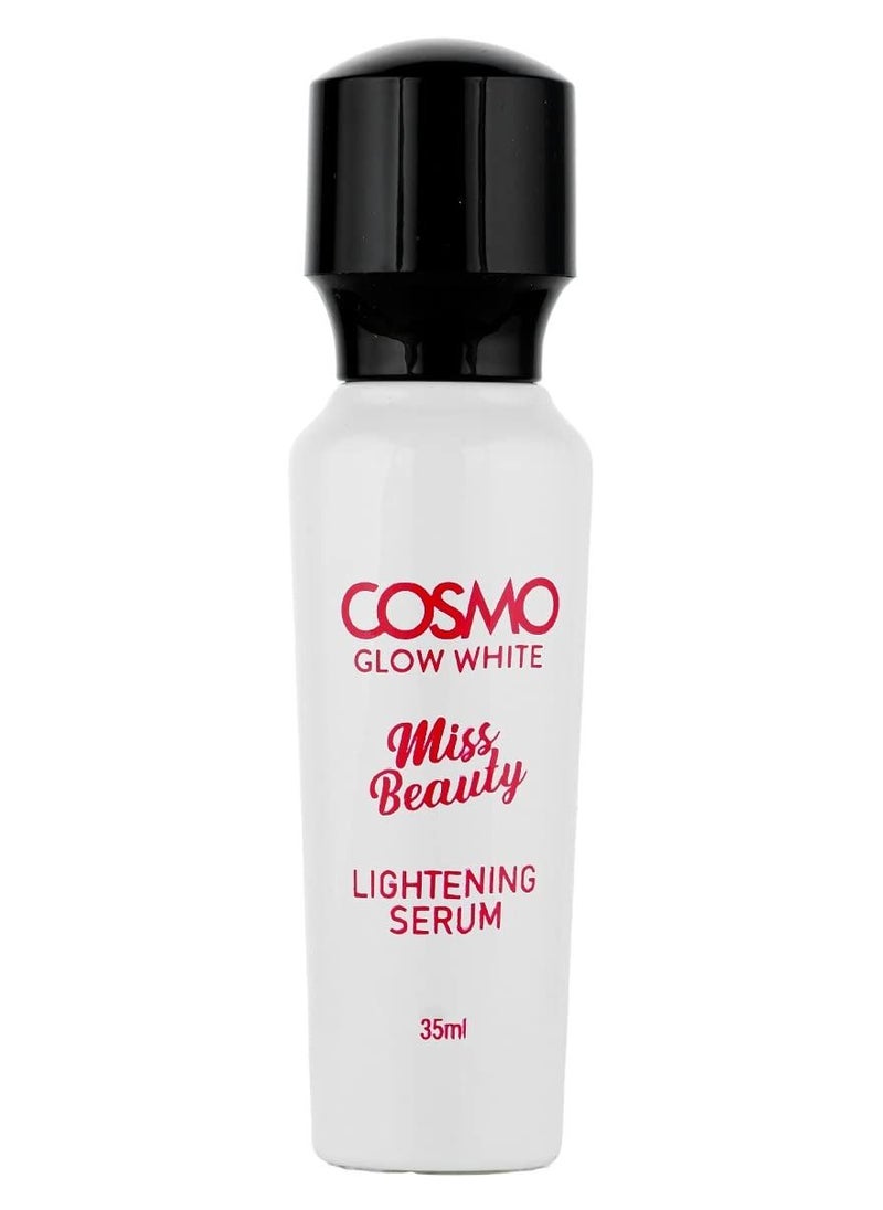 COSMO Cosmo Glow White Miss Beauty Lightening Serum 35ml, Mulberry & Licorice Extract, Softens Dry Skin, Provides Extra Hydration, For Unisex  - Image 1