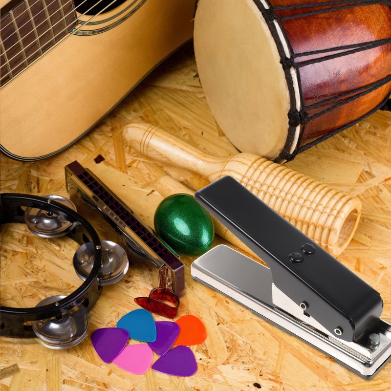 DIY Guitar Picks Cutter Guitar Picks Maker Plectrum Punch Tool for Guitar Bass (Black) - Image 4