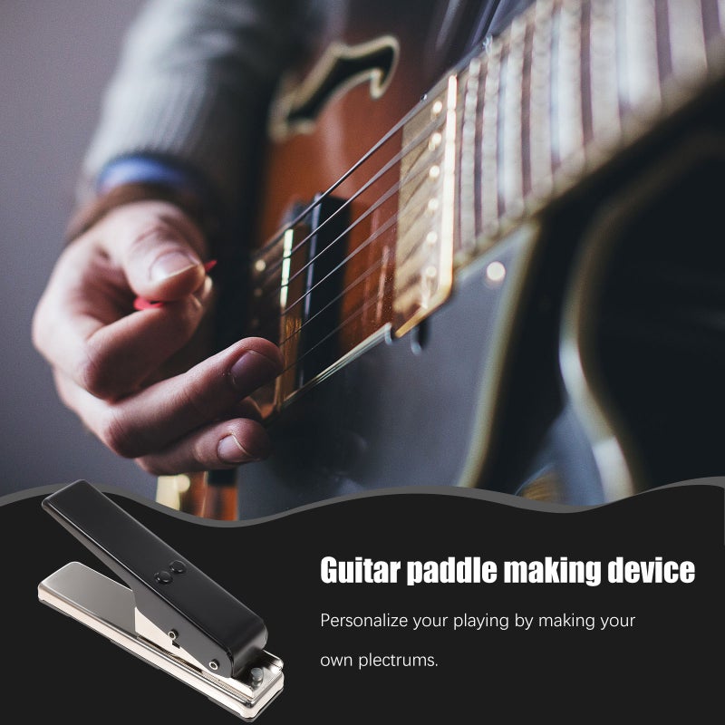 DIY Guitar Picks Cutter Guitar Picks Maker Plectrum Punch Tool for Guitar Bass (Black) - Image 5