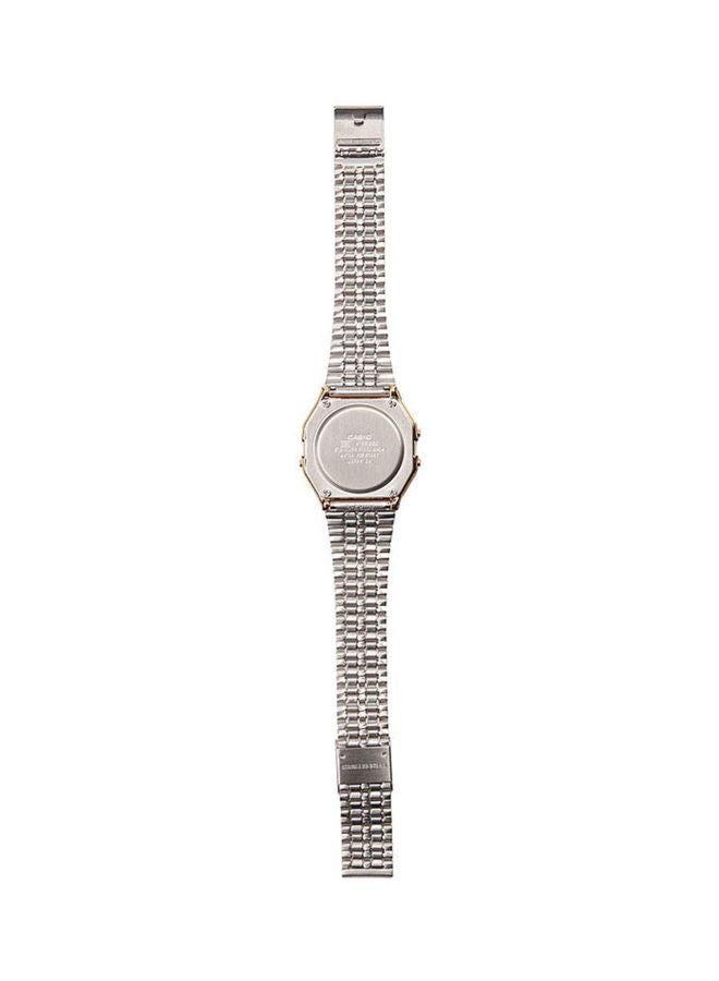 CASIO Men Vintage Water Resistant Stainless Steel Digital Watch A159WGEA-1D - 37 mm - Gold - Image 5