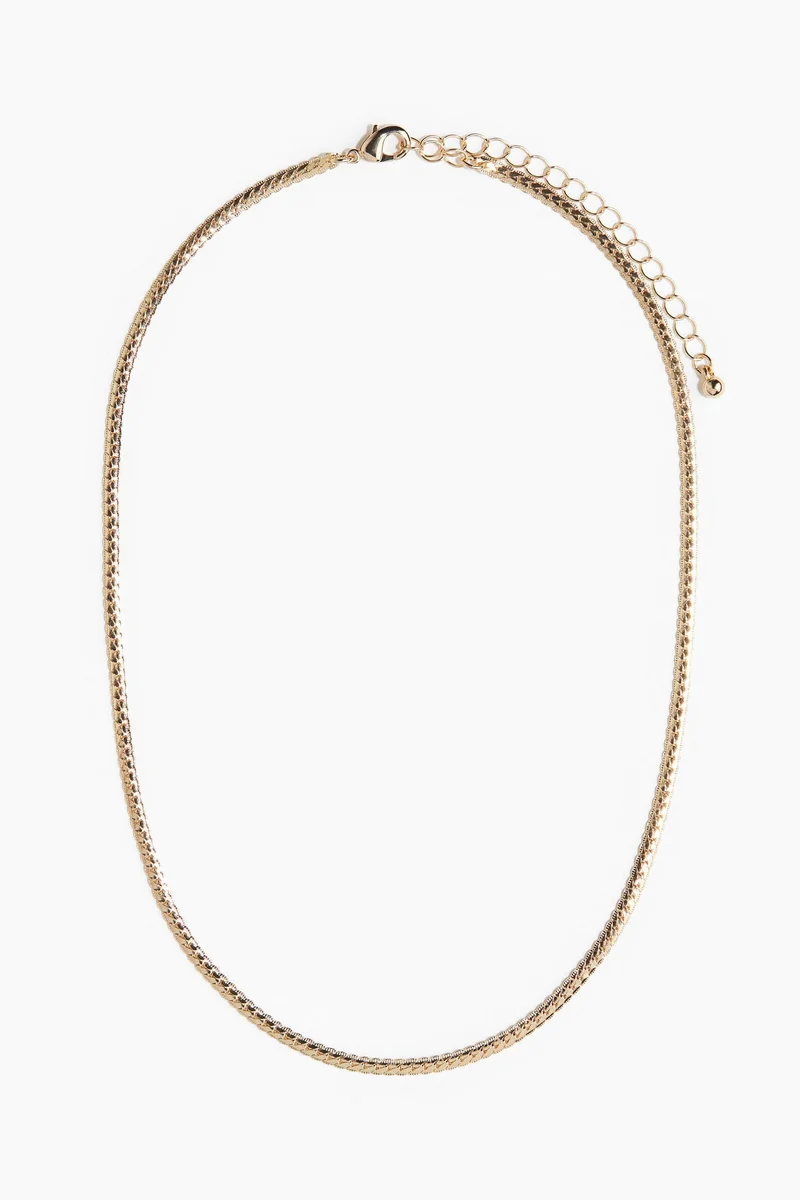 اتش اند ام قلادة سلسلة على شكل أفعى