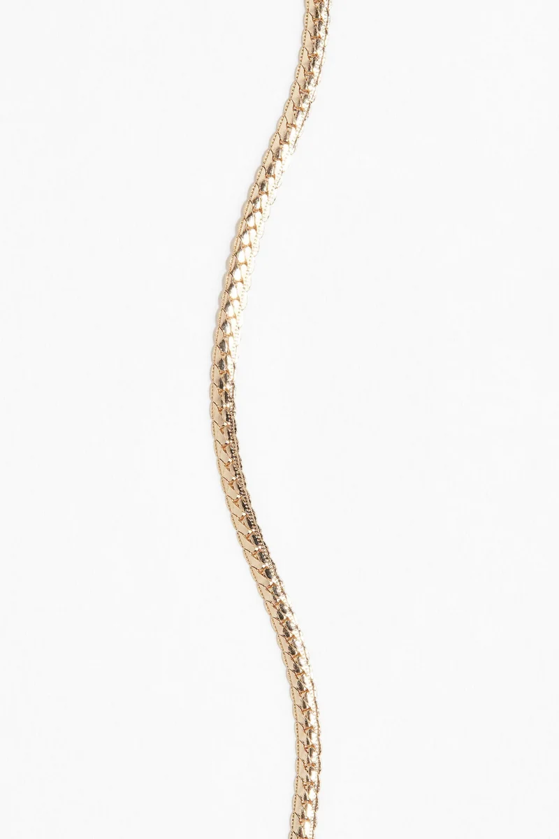 اتش اند ام قلادة سلسلة على شكل أفعى