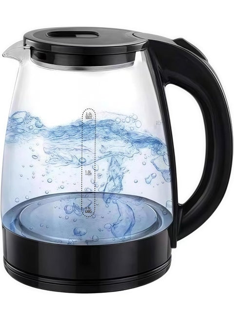Glass Electric Kettle With LED Light At The Base 2 Liter Capacity