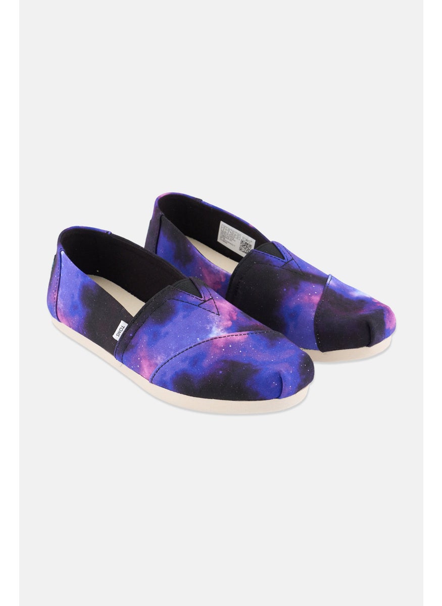 TOMS Women Galaxy Print Slip On casual Shoes, Black  - Image 1