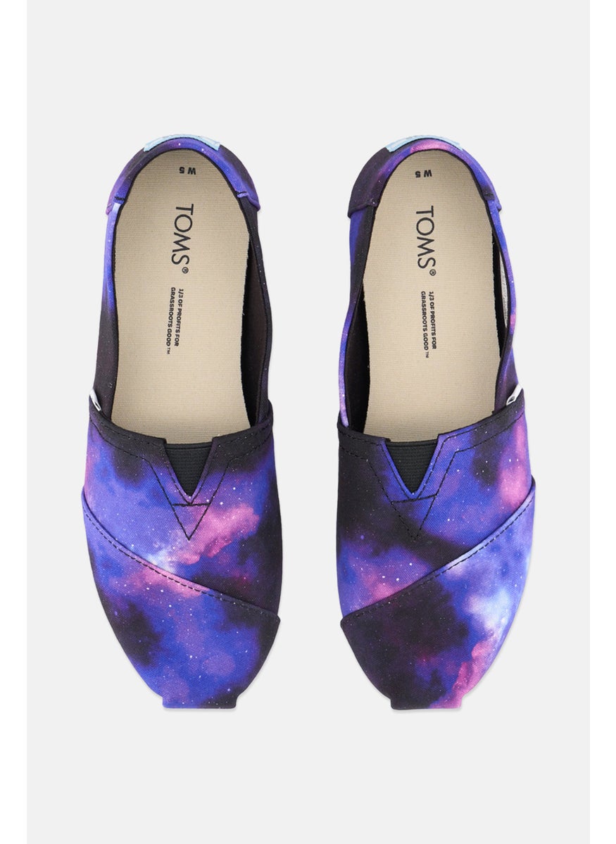 TOMS Women Galaxy Print Slip On casual Shoes, Black  - Image 4