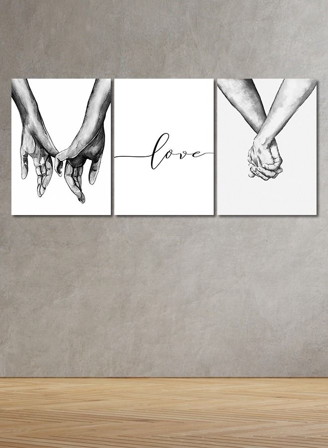 Marktna Decorative Wall Art Painting With a Modern Design, 3 Pieces, Size 120x60cm - Image 1