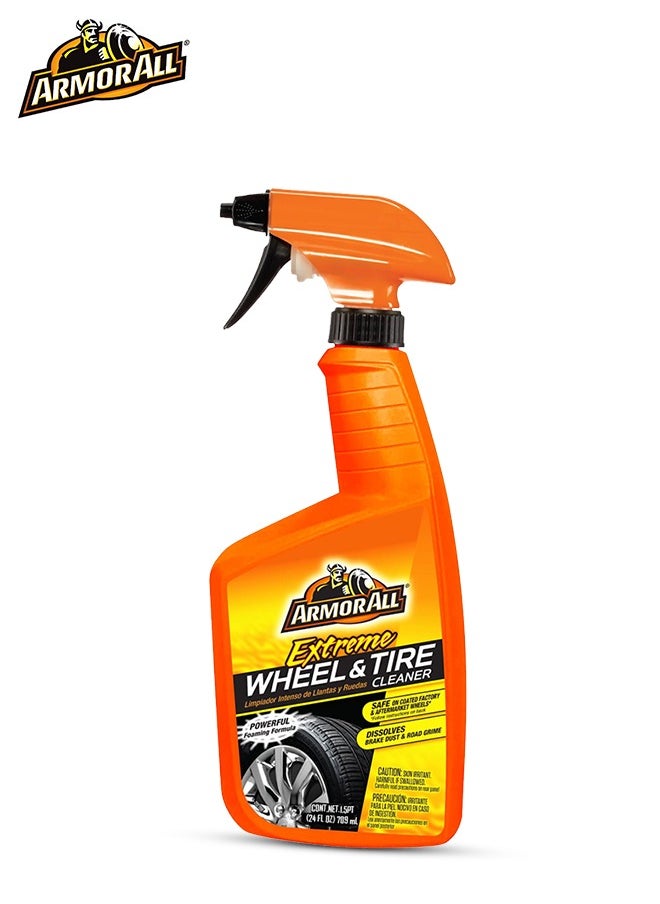 ARMOR ALL ARMOR ALL 709ml Wheel Cleaner Dissolves Brake Dust Road Grime Foam Cleaner Extreme Wheel Cleaner And Tire Cleaner  - Image 1